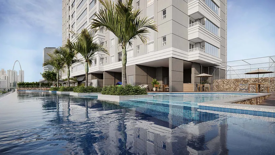 Piscina com as torres ao fundo, Kingdom