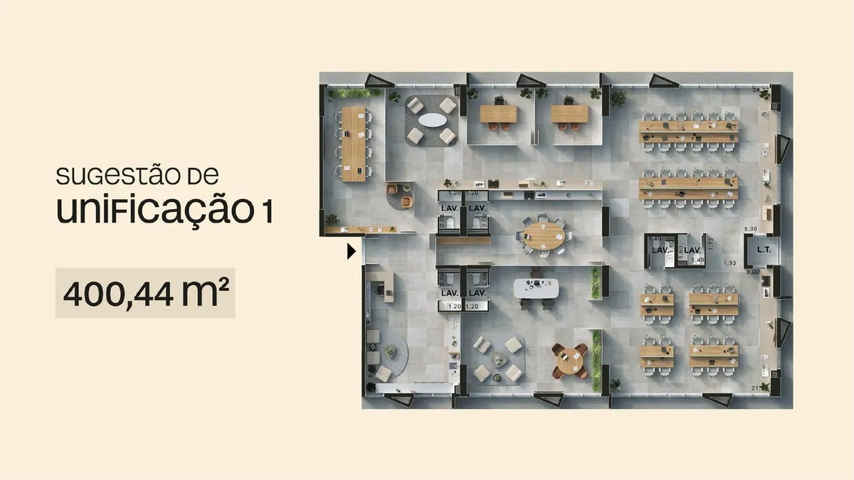 Sugestão 01 400,44 m²