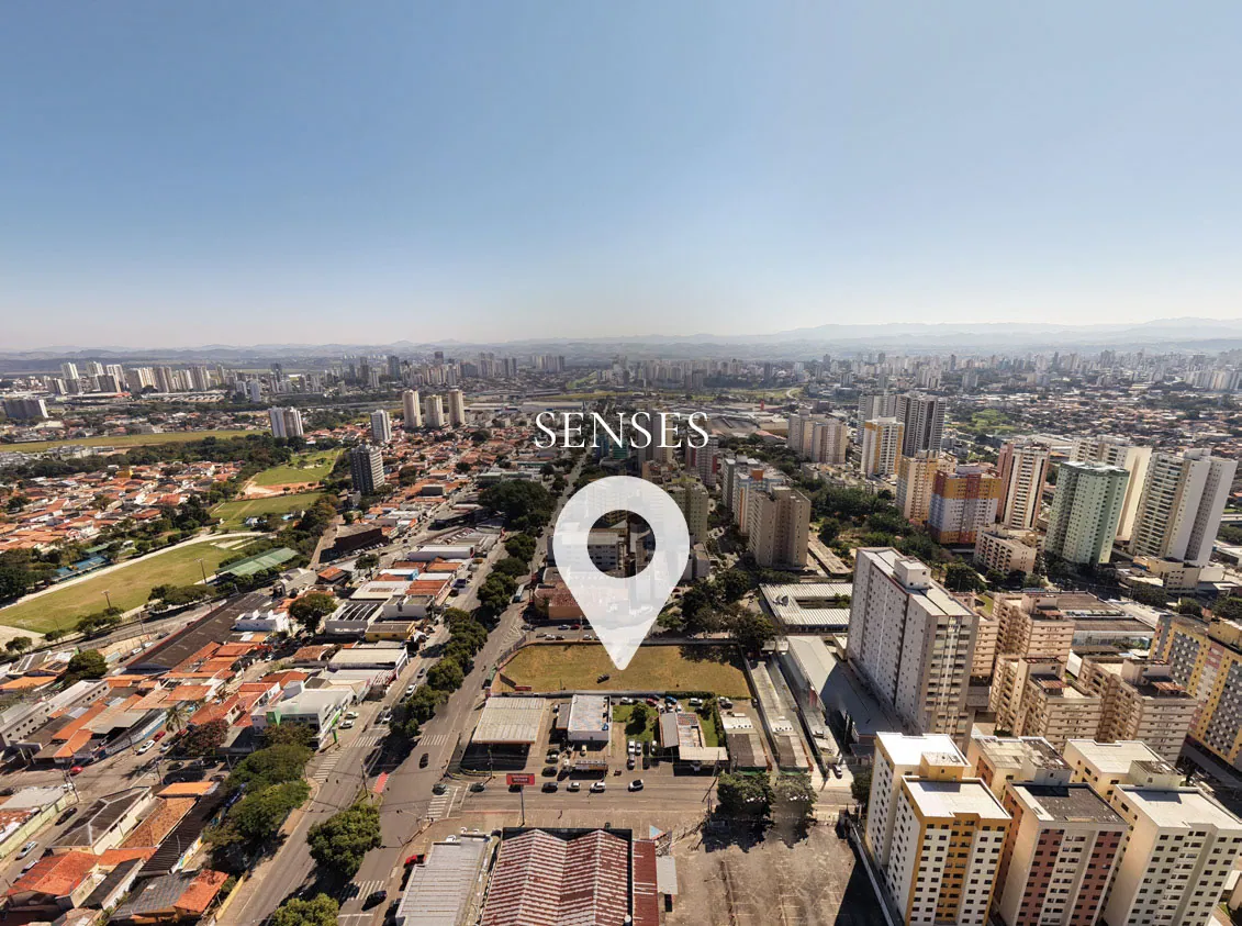 Localização do Senses, Jardim Satélite, São José dos Campos